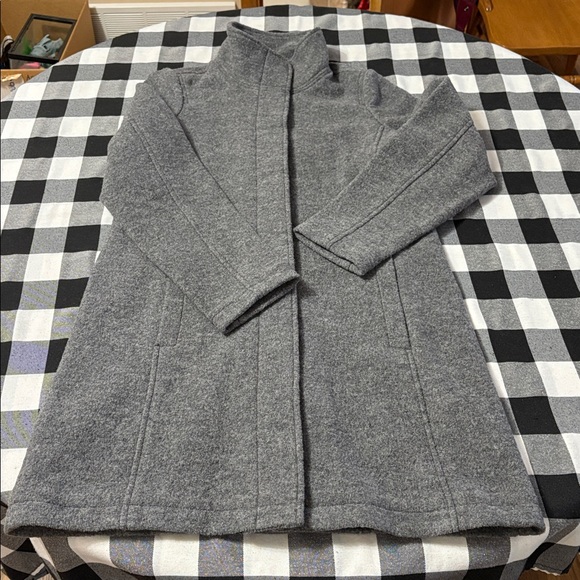 L.L. Bean Gray Bellandi Italian Wool Women's Coat - Picture 6 of 14
